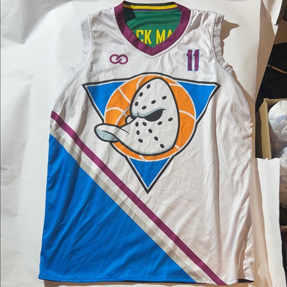 Other - Quack Mamba Reversible Basketball Jersey w/ Mighty Ducks Logo #11